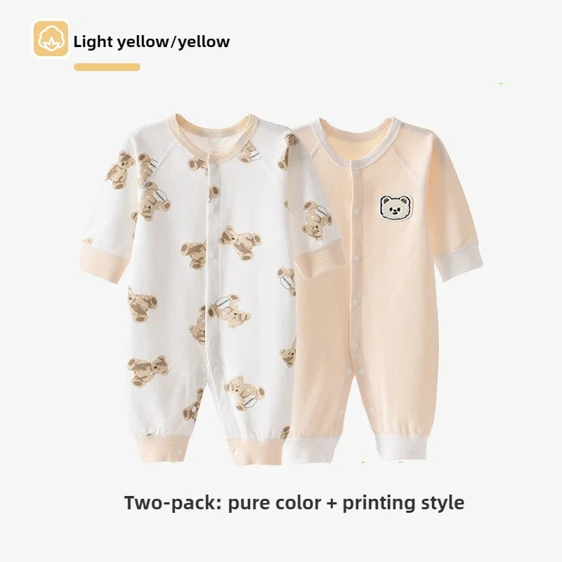 Baby Jumpsuit Newborn Onesie Baby Spring Autumn Pure Cotton Romper 0-12 Months Baby Climbing Clothes Long-sleeved Underwear
Baby Jumpsuit Newborn Onesie Baby Spring Autumn Pure Cotton Romper 0-12 Months Baby Climbing Clothes Long-sleeved Underwear