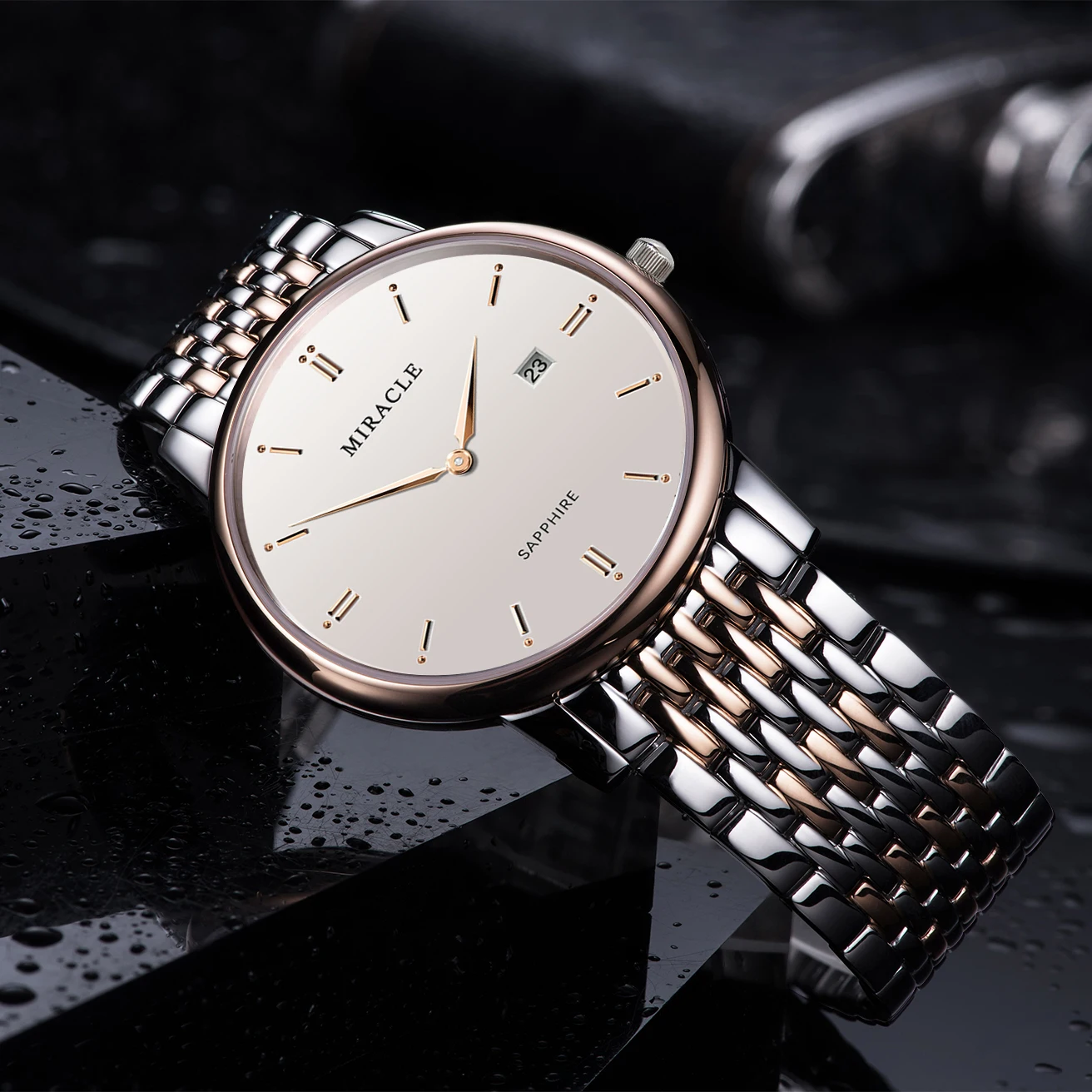 Brand ultra-thin minimalist watch for men with a sense of luxury, minimalist two pin men's watch, steel strap quartz watch
Brand ultra-thin minimalist watch for men with a sense of luxury, minimalist two pin men's watch, steel strap quartz watch