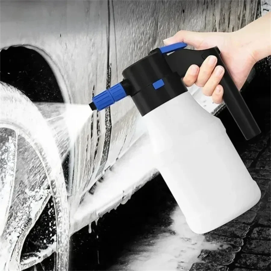 Smart electric foam sprayer for car washing: 1.5L fuel tank, suitable for deep cleaning of cars and homes
Smart electric foam sprayer for car washing: 1.5L fuel tank, suitable for deep cleaning of cars and homes