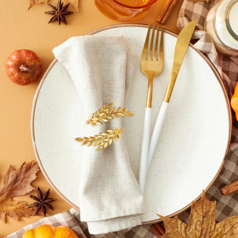 6pcs Golden Metal Wheat Napkin Rings Birthday Wedding Party Dinner Home Hotel Table Exquisite Napkins Decorations Supplies
6pcs Golden Metal Wheat Napkin Rings Birthday Wedding Party Dinner Home Hotel Table Exquisite Napkins Decorations Supplies
