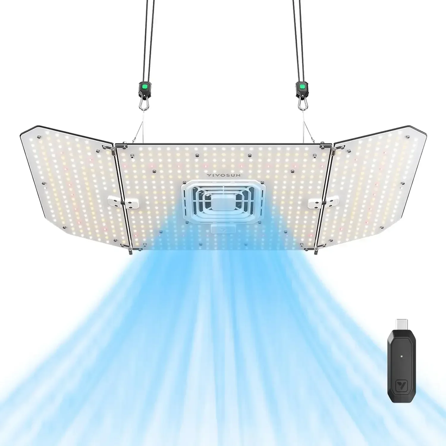 VIVOSUN AeroLight Wing AW200SE, LED Grow Light 200W with Integrated Circulation Fan & GrowHub Controller E25, Compatible with Ap
VIVOSUN AeroLight Wing AW200SE, LED Grow Light 200W with Integrated Circulation Fan & GrowHub Controller E25, Compatible with Ap