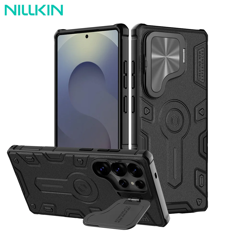 NILLKIN For Samsung Galaxy S25 Ultra Case Armor Prop Camera Protection Stand Shockproof Hard Back Cover For Samsung S25 Ultra
NILLKIN For Samsung Galaxy S25 Ultra Case Armor Prop Camera Protection Stand Shockproof Hard Back Cover For Samsung S25 Ultra