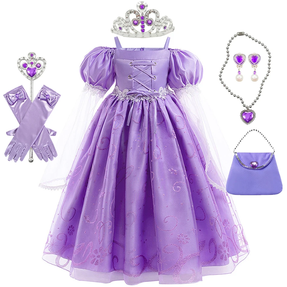 Sofia Purple Princess Dress Girls Cosplay Clothing Kid Halloween Carnival Birthday Party Gown Children Stage Performance Costume
Sofia Purple Princess Dress Girls Cosplay Clothing Kid Halloween Carnival Birthday Party Gown Children Stage Performance Costume