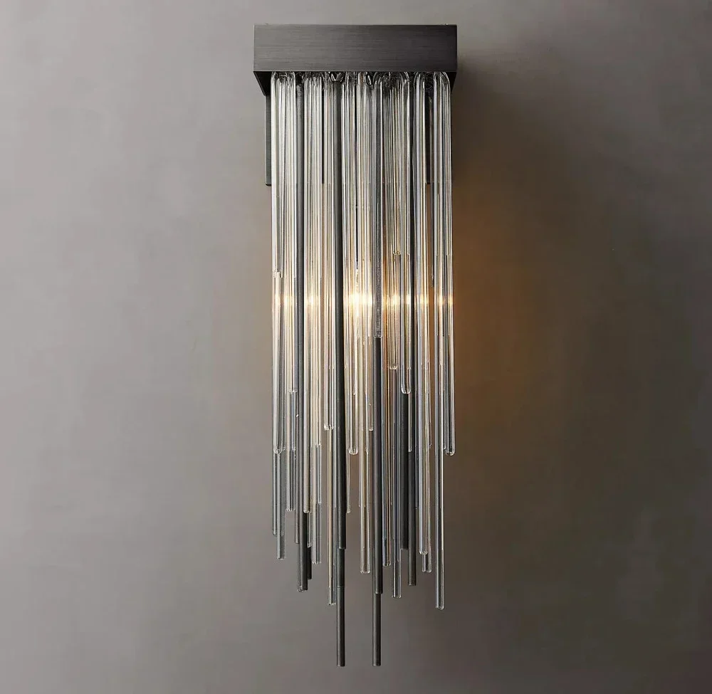 Wall Lamp Modern Retro LED K9 Crystal Bar Metal Tassel Wall Lamp Bedroom Living Room Bathroom Corridor Lamp
Wall Lamp Modern Retro LED K9 Crystal Bar Metal Tassel Wall Lamp Bedroom Living Room Bathroom Corridor Lamp