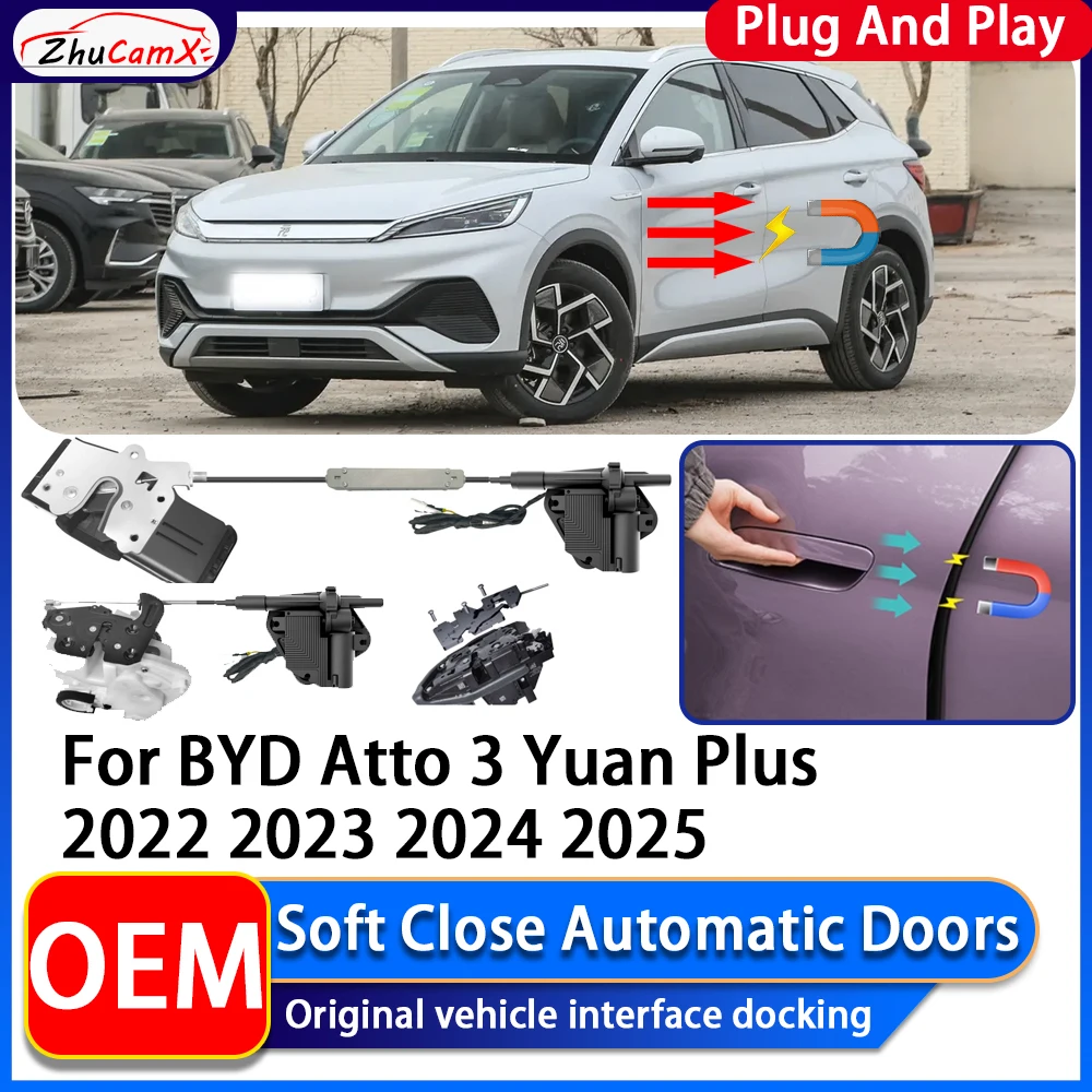 OEM Electric Suction Power Soft Close Car Door Automatic Door Closing System For BYD Atto 3 Yuan Plus 2022 2023 2024 2025
OEM Electric Suction Power Soft Close Car Door Automatic Door Closing System For BYD Atto 3 Yuan Plus 2022 2023 2024 2025