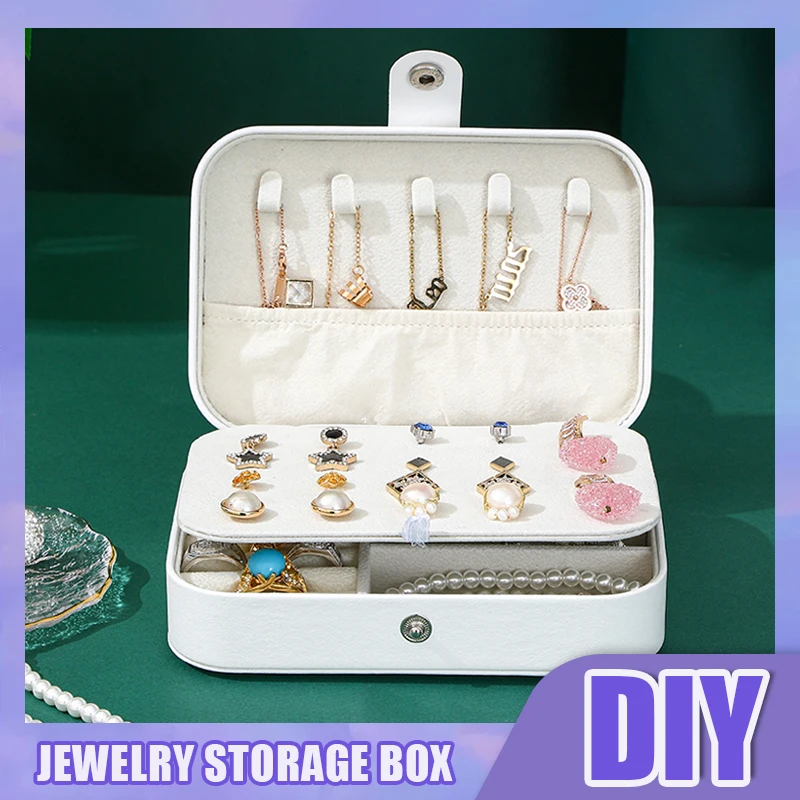 Portable Large Capacity Double Layer Jewelry Box Jewelry Storage Box Medium Size Jewelry Storage Ring Jewel Box
Portable Large Capacity Double Layer Jewelry Box Jewelry Storage Box Medium Size Jewelry Storage Ring Jewel Box