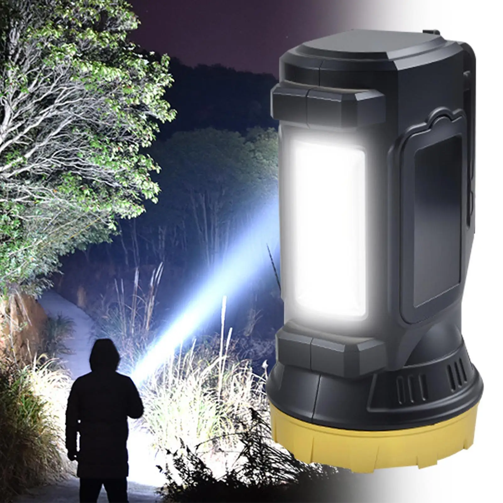 Handheld LED Flashlight for Outdoor Camping, Rechargeable Super Bright Torch, 3 Light Modes Portable Emergency LED Lantern Light
Handheld LED Flashlight for Outdoor Camping, Rechargeable Super Bright Torch, 3 Light Modes Portable Emergency LED Lantern Light