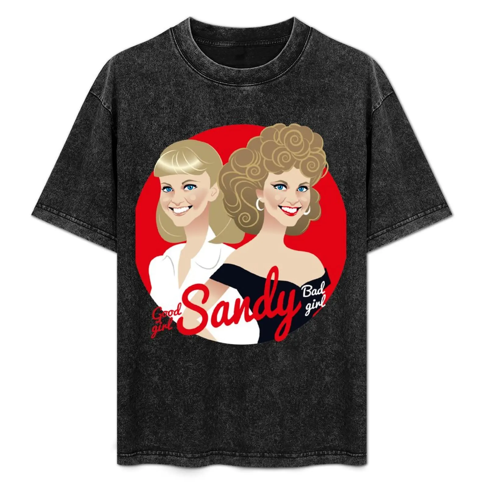 Good girl Sandy Bad girl T-Shirt Abstract Pattern Print Top
Good girl Sandy Bad girl T-Shirt Abstract Pattern Print Top