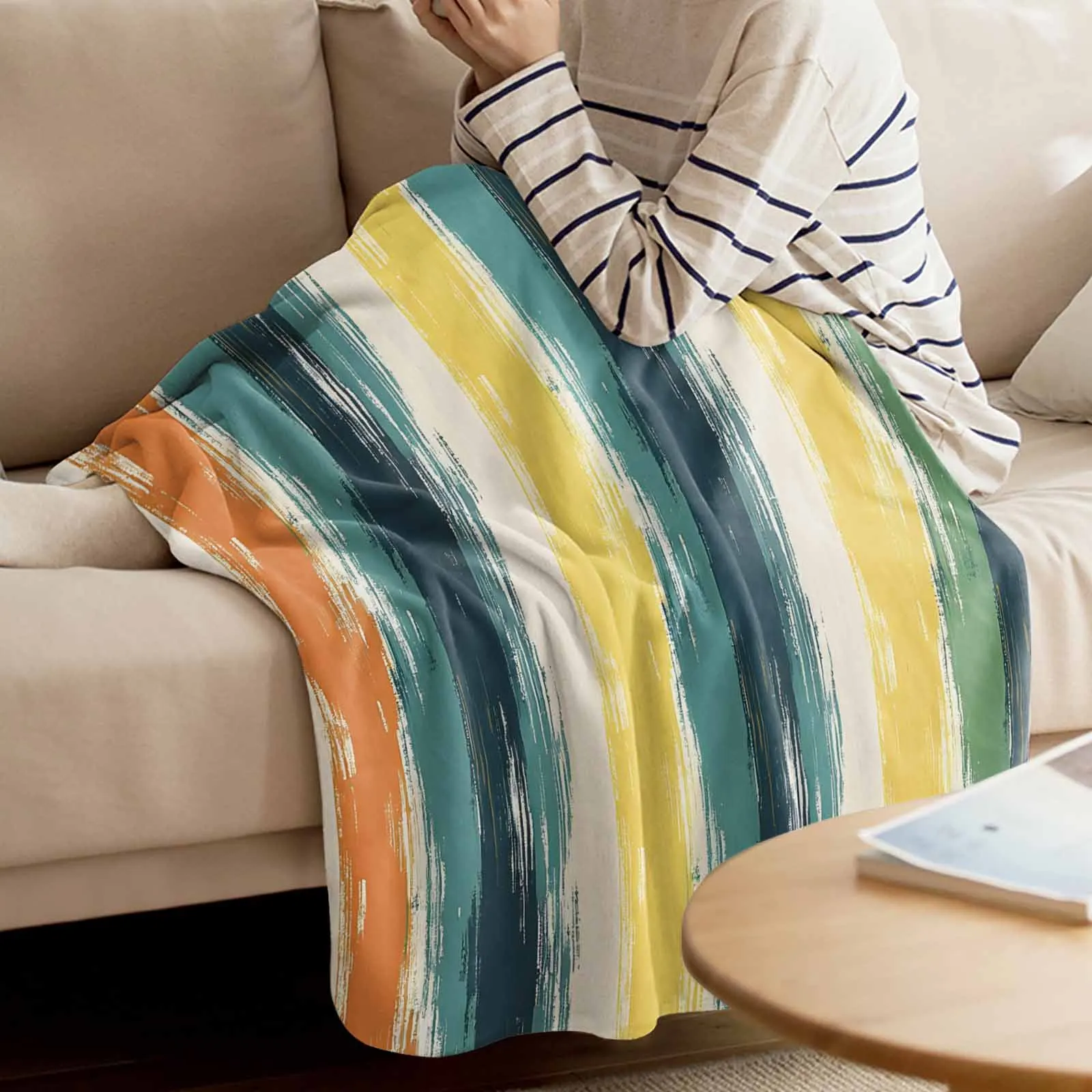 Abstract Multicolored Line Throws Blankets for Sofa Bed Winter Soft Plush Warm Sofa Throw Blanket Holiday Gifts
Abstract Multicolored Line Throws Blankets for Sofa Bed Winter Soft Plush Warm Sofa Throw Blanket Holiday Gifts