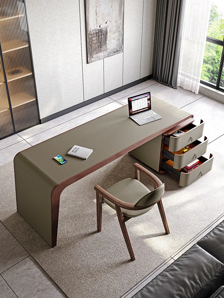 *Italian Minimalist Luxury Modern High-end Study Office Home Computer Desk with Drawers
*Italian Minimalist Luxury Modern High-end Study Office Home Computer Desk with Drawers