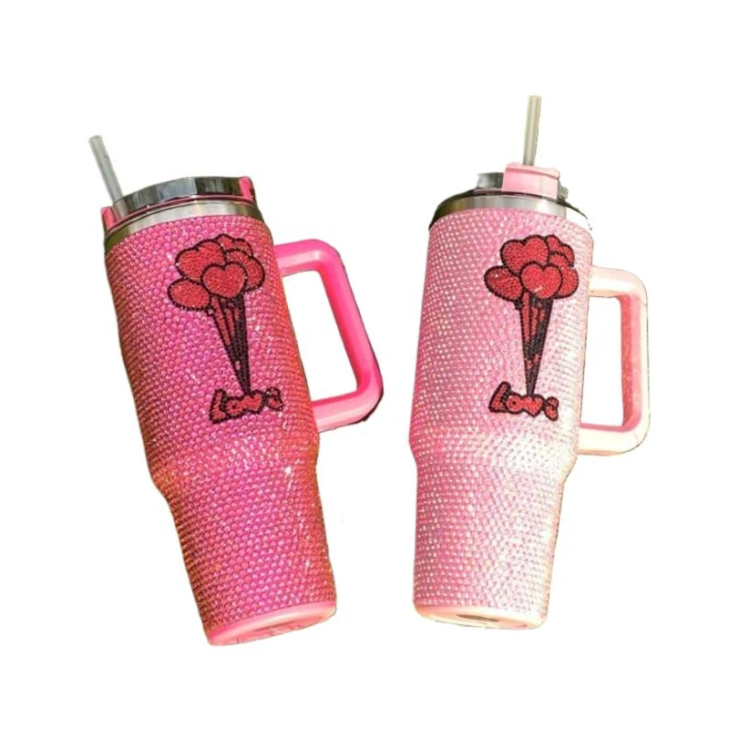 Rhinestone Tumbler Blinged Balloon Stainless Steel Coffee Mug Bottle Thermal Vacuum Mosaic Cross Stitch Christmas Accessaries
Rhinestone Tumbler Blinged Balloon Stainless Steel Coffee Mug Bottle Thermal Vacuum Mosaic Cross Stitch Christmas Accessaries