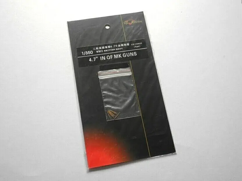 Flyhawk FH 350035 1/350 пистолетов RN времен Второй мировой войны, 4,7 дюйма QF Mk XII с креплением Twin CPXIX
Flyhawk FH 350035 1/350 пистолетов RN времен Второй мировой войны, 4,7 дюйма QF Mk XII с креплением Twin CPXIX