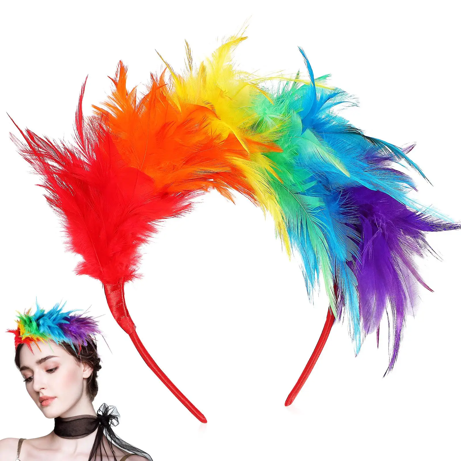 Headb Pride Women Hair Accessory Decorative Carnival Cosplay Headdress Elastic Non Slip Hairstyles Wedding Prop
Headb Pride Women Hair Accessory Decorative Carnival Cosplay Headdress Elastic Non Slip Hairstyles Wedding Prop