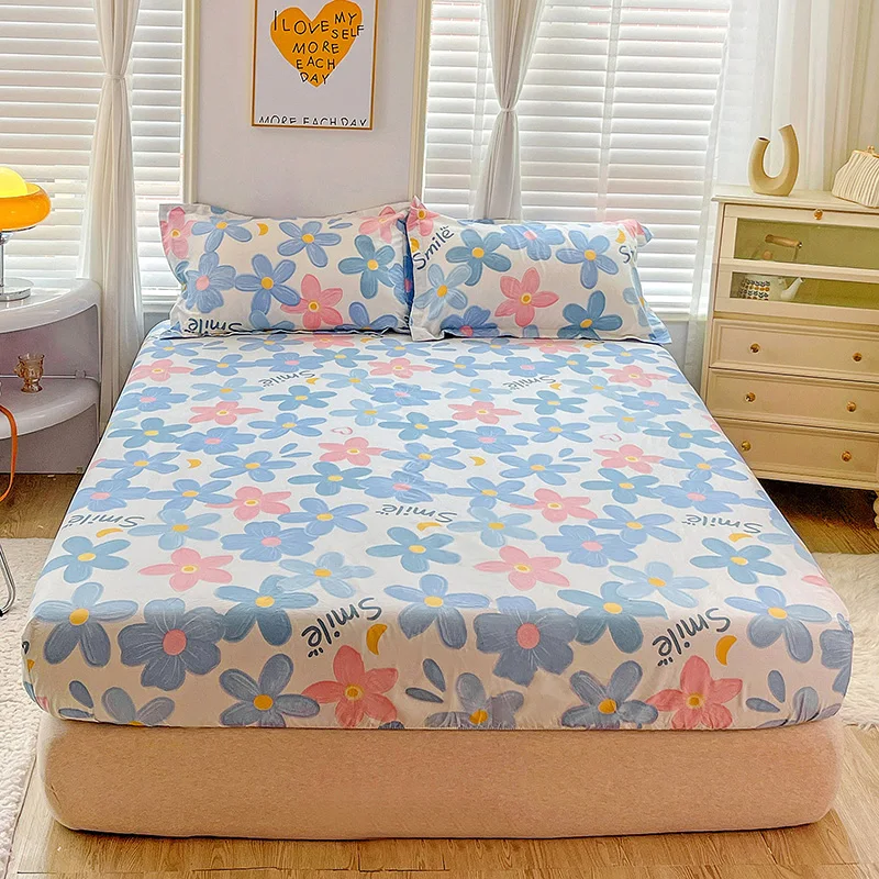 Luxury Flowers Pattern Fitted Sheet Set Soft 3 Pieces Cotton Bedding Fitted Sheet and Pillowcases for Boys Girls Teens Bedroom
Luxury Flowers Pattern Fitted Sheet Set Soft 3 Pieces Cotton Bedding Fitted Sheet and Pillowcases for Boys Girls Teens Bedroom