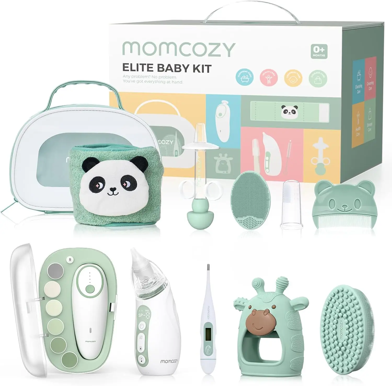 Elite Baby Kit, Superior Baby Shower & Registry Essential Kit for Grooming & Health & Cleansing Care, Electric Nail File
Elite Baby Kit, Superior Baby Shower & Registry Essential Kit for Grooming & Health & Cleansing Care, Electric Nail File