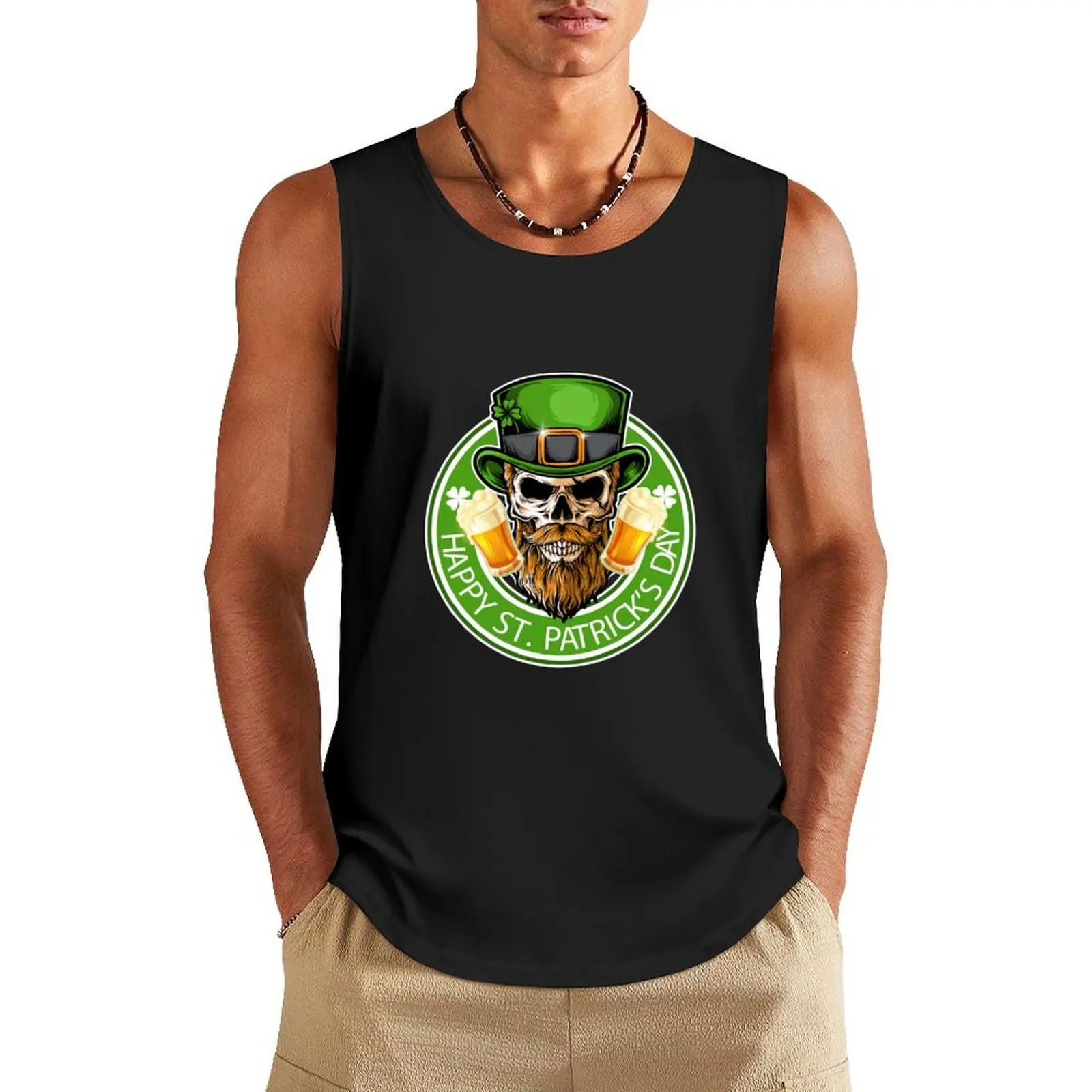 happy st patrick Tank Top Men's clothes clothing men T-shirt for fitness
happy st patrick Tank Top Men's clothes clothing men T-shirt for fitness