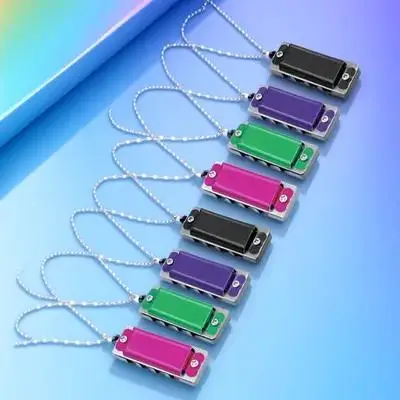 8Pcs Harmonica Necklace Mini Musical Instrument Pendant Portable Air-Tight Design Comfortable Wearable Decor Accessory Festival
8Pcs Harmonica Necklace Mini Musical Instrument Pendant Portable Air-Tight Design Comfortable Wearable Decor Accessory Festival
