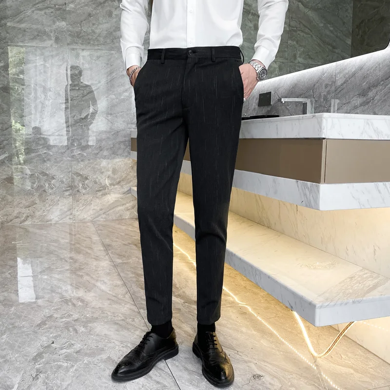 Trendy Versatile High Quality Mens Smart Casual Dress Pants Slim Fit Non Ironing Skinny Pants Large Size For Daily Work Wear
Trendy Versatile High Quality Mens Smart Casual Dress Pants Slim Fit Non Ironing Skinny Pants Large Size For Daily Work Wear