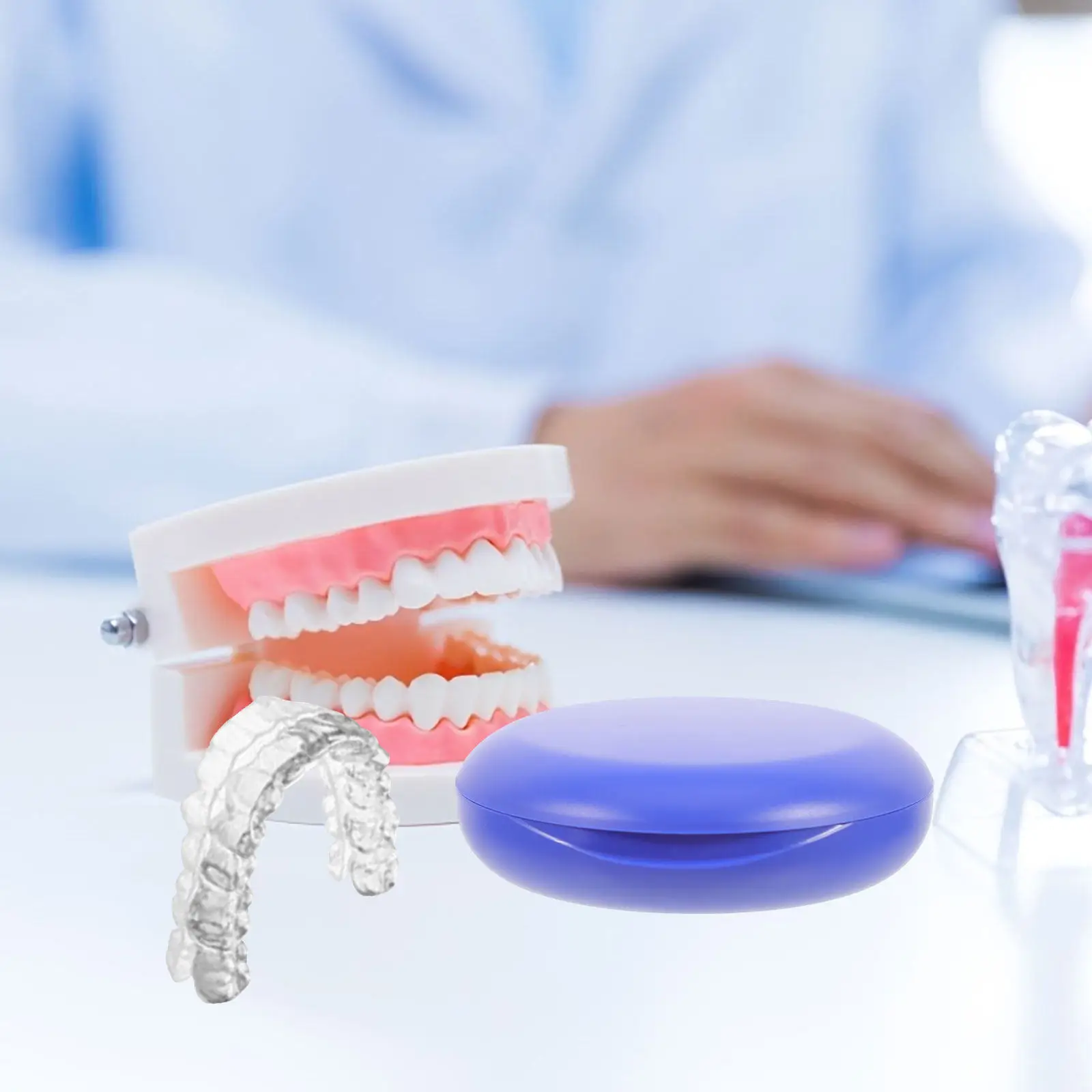 Маленький ортодонтический футляр для ретейнеров, устойчивый к царапинам, компактный, портативный, дорожный чехол для брекетов, защитный контейнер для хранения зубных принадлежностей
Маленький ортодонтический футляр для ретейнеров, устойчивый к царапинам, компактный, портативный, дорожный чехол для брекетов, защитный контейнер для хранения зубных принадлежностей