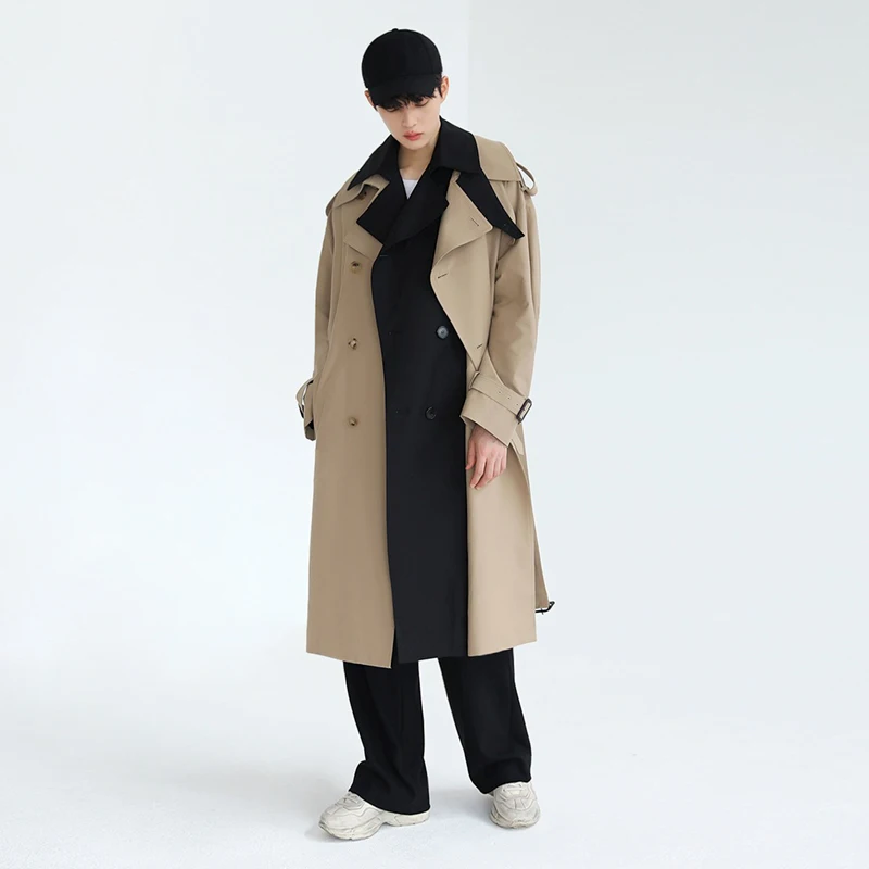 2022 Men's Spring Autumn New Long Trench Jackets Male Double Breasted Windbreaker Coats Men Loose Long Sleeve Overcoats C134
2022 Men's Spring Autumn New Long Trench Jackets Male Double Breasted Windbreaker Coats Men Loose Long Sleeve Overcoats C134