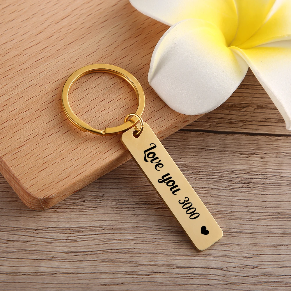 Personalized Engraved Key Chain - Stainless Steel Keychain - Anniversary Gift - Mother's Day Gift - Custom Text Keyring Jewelry
Personalized Engraved Key Chain - Stainless Steel Keychain - Anniversary Gift - Mother's Day Gift - Custom Text Keyring Jewelry