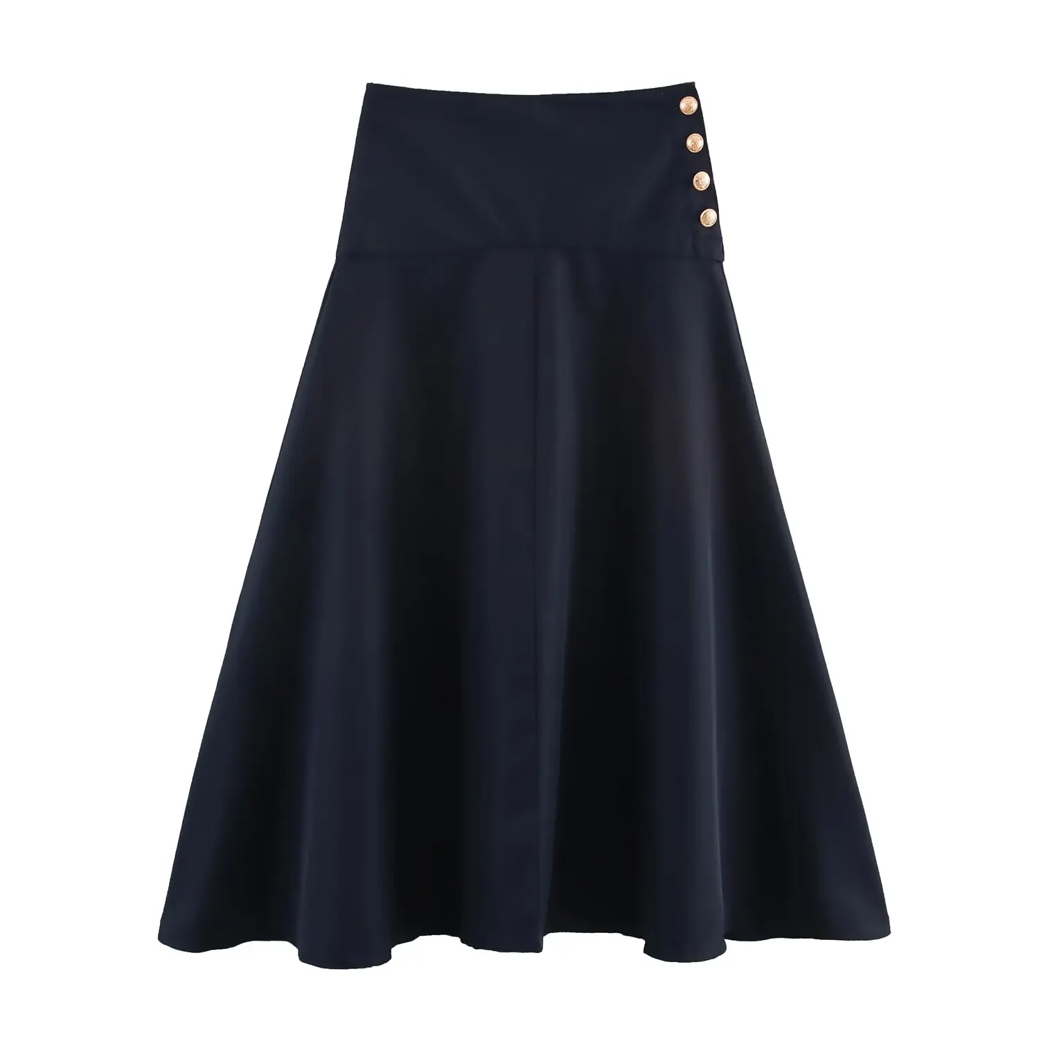 BM&MD&ZA Ladies Loose Full - skirted Midi Skirt with Metal Button Decoration on Side Waist Stylish and Elegant Womenswear
BM&MD&ZA Ladies Loose Full - skirted Midi Skirt with Metal Button Decoration on Side Waist Stylish and Elegant Womenswear