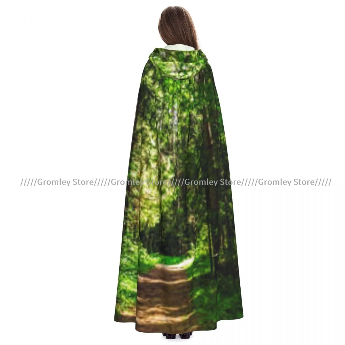 Witch Long Hooded Robe Footpath In The Forest Halloween Cloak Cosplay Costumes for Adult
Witch Long Hooded Robe Footpath In The Forest Halloween Cloak Cosplay Costumes for Adult