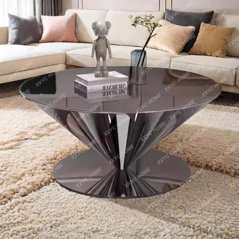 L minimalist suspension coffee table small apartment hourglass stainless steel mirror coffee table
L minimalist suspension coffee table small apartment hourglass stainless steel mirror coffee table