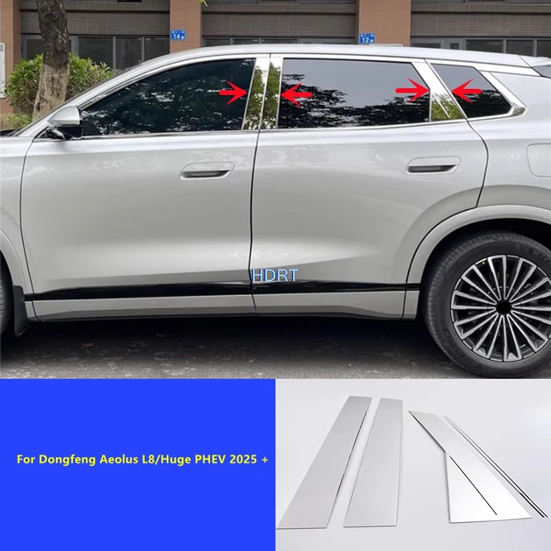 Car Styling Door Window Glass Center Pillar Column Trim Body Kit Cover 8pcs Accessories For Dongfeng Aeolus L8/Huge PHEV 2025 +
Car Styling Door Window Glass Center Pillar Column Trim Body Kit Cover 8pcs Accessories For Dongfeng Aeolus L8/Huge PHEV 2025 +