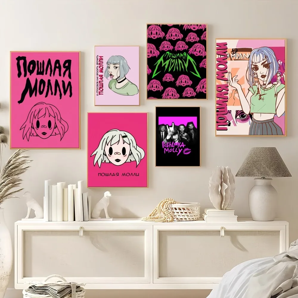 P-Poshlaya Molly Band Music Poster Prints Wall Painting Bedroom Living Room Decoration Office Small
P-Poshlaya Molly Band Music Poster Prints Wall Painting Bedroom Living Room Decoration Office Small