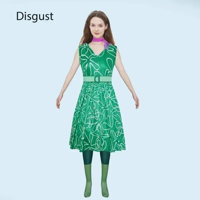 Anime Cosplay Insider Out women girls Disgust outfits with headgear for Halloween Disgust Cosplay Costume
Anime Cosplay Insider Out women girls Disgust outfits with headgear for Halloween Disgust Cosplay Costume