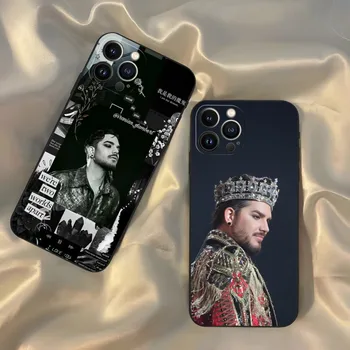 Adam Lambert Phone Case for Iphone 15 14 13 12 11 Pro Max Xr X Xs Mini 8 Plus SE 2022 Black Soft Silicone Cover