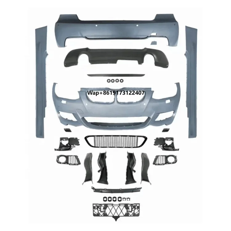 Car Bumpers Facelift Body Kit for 3-Series Coupe E92/E93 LCI Upgrade to M-tech Style 2010-2013
Car Bumpers Facelift Body Kit for 3-Series Coupe E92/E93 LCI Upgrade to M-tech Style 2010-2013