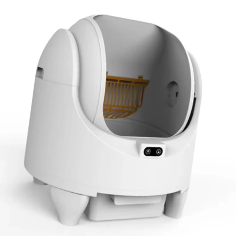 Large Open Top Cat Litter Box, Automatic Smart Cat Toilet with 360° View, Spacious Self-Cleaning Pet Toilet for Cats
Large Open Top Cat Litter Box, Automatic Smart Cat Toilet with 360° View, Spacious Self-Cleaning Pet Toilet for Cats
