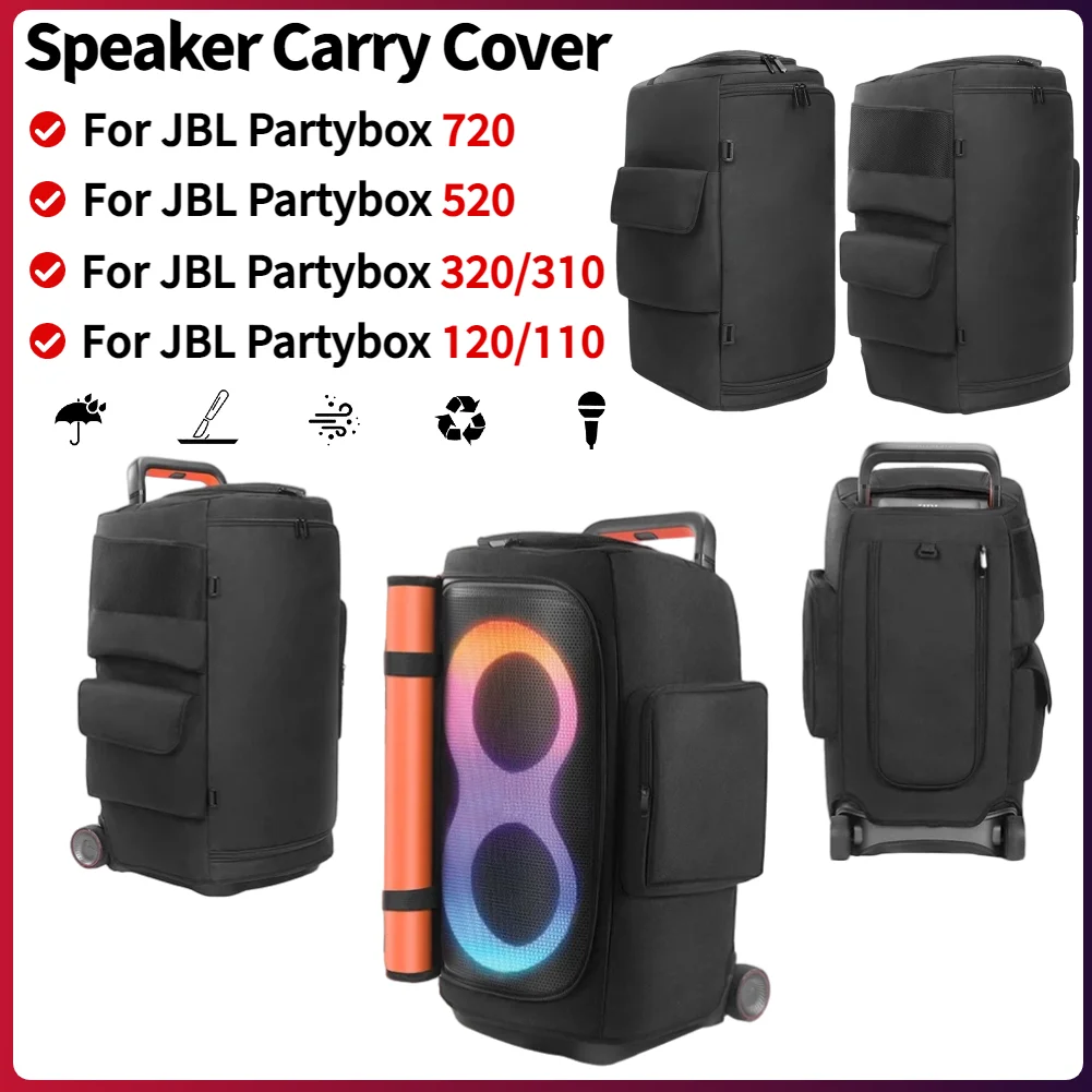 For JBL Partybox 720/520/310/320/110/120 Portable Speaker Dust Case Waterproof Double-Sided Storage Bag Speaker Accessories
For JBL Partybox 720/520/310/320/110/120 Portable Speaker Dust Case Waterproof Double-Sided Storage Bag Speaker Accessories
