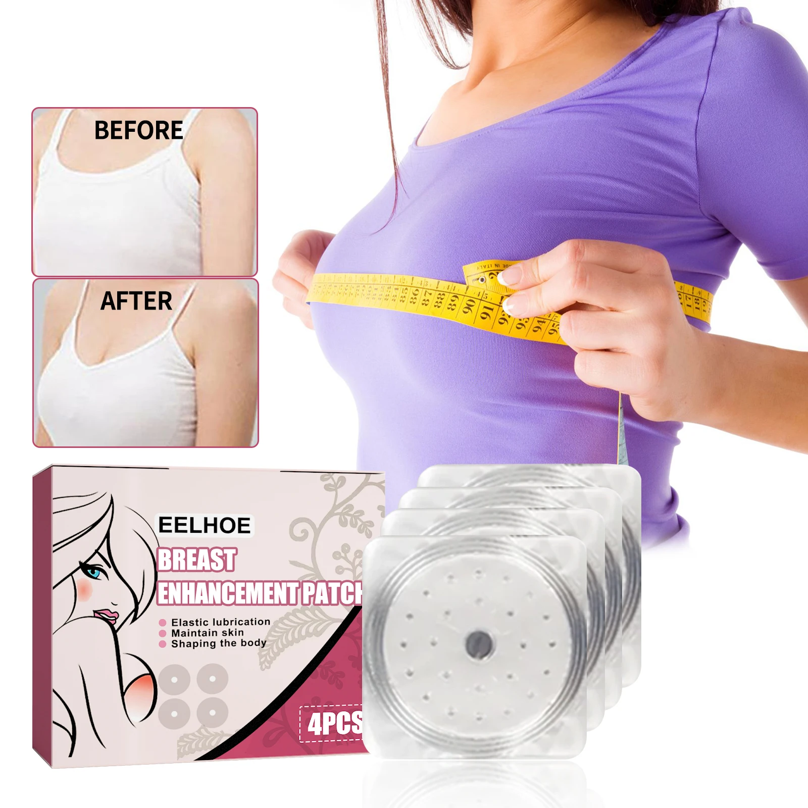 EELHOE Beauty Breast Patch Collagen Anti-sagging Gather Full Nourishing Breast Skin, Enhance Ingredient Absorption
EELHOE Beauty Breast Patch Collagen Anti-sagging Gather Full Nourishing Breast Skin, Enhance Ingredient Absorption