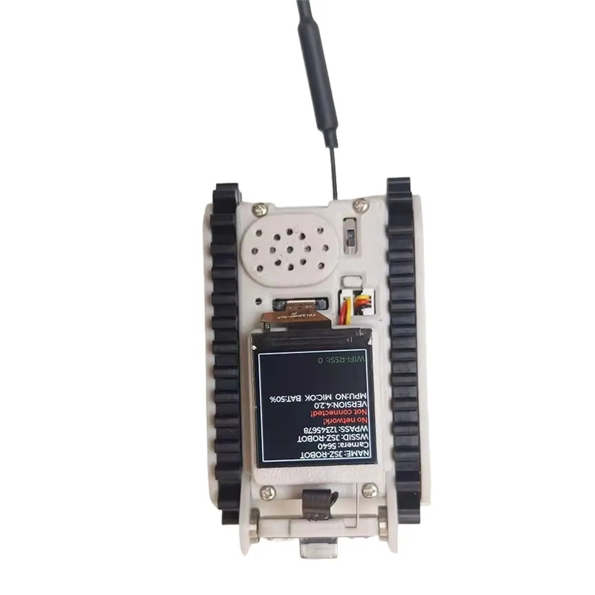 Y69A ESP32 Remote Control Robot Tank RC Tank Pipeline Inspection Wireless Video Robot Hole Scouting Car with Moving Camera
Y69A ESP32 Remote Control Robot Tank RC Tank Pipeline Inspection Wireless Video Robot Hole Scouting Car with Moving Camera