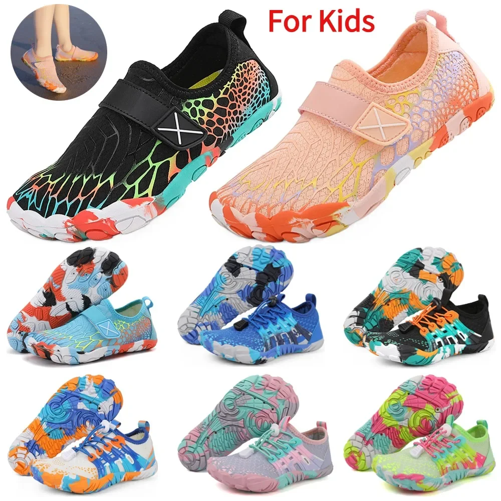 Kids Water Shoes Upstream Wading Swimming Barefoot Aqua Shoes for Boy Girl Children Quick Dry Beach Seaside Swim Diving Sneakers
Kids Water Shoes Upstream Wading Swimming Barefoot Aqua Shoes for Boy Girl Children Quick Dry Beach Seaside Swim Diving Sneakers