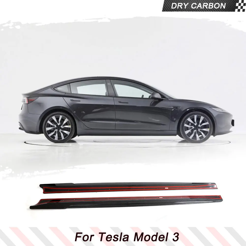 Dry Carbon Fiber Car Side Bumper Extension Skirt for Tesla Model 3 Sedan 4 Door 2023 Side Skirts Door Bumper Lip Protector
Dry Carbon Fiber Car Side Bumper Extension Skirt for Tesla Model 3 Sedan 4 Door 2023 Side Skirts Door Bumper Lip Protector