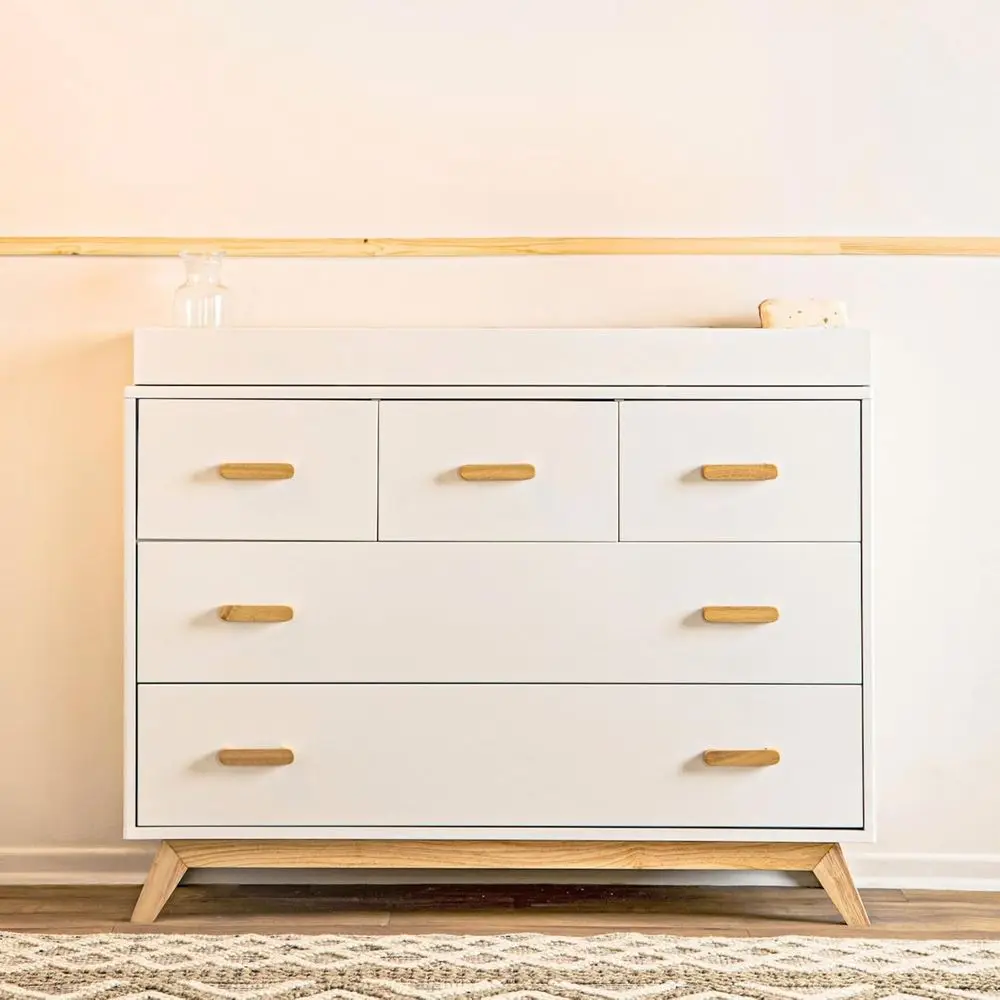 Modern 5-Drawer Dresser with Nursery and Bedroom Features, Spacious Storage, Baby-Safe Design, Soft Close Drawers, Anti-Tip, Stu
Modern 5-Drawer Dresser with Nursery and Bedroom Features, Spacious Storage, Baby-Safe Design, Soft Close Drawers, Anti-Tip, Stu