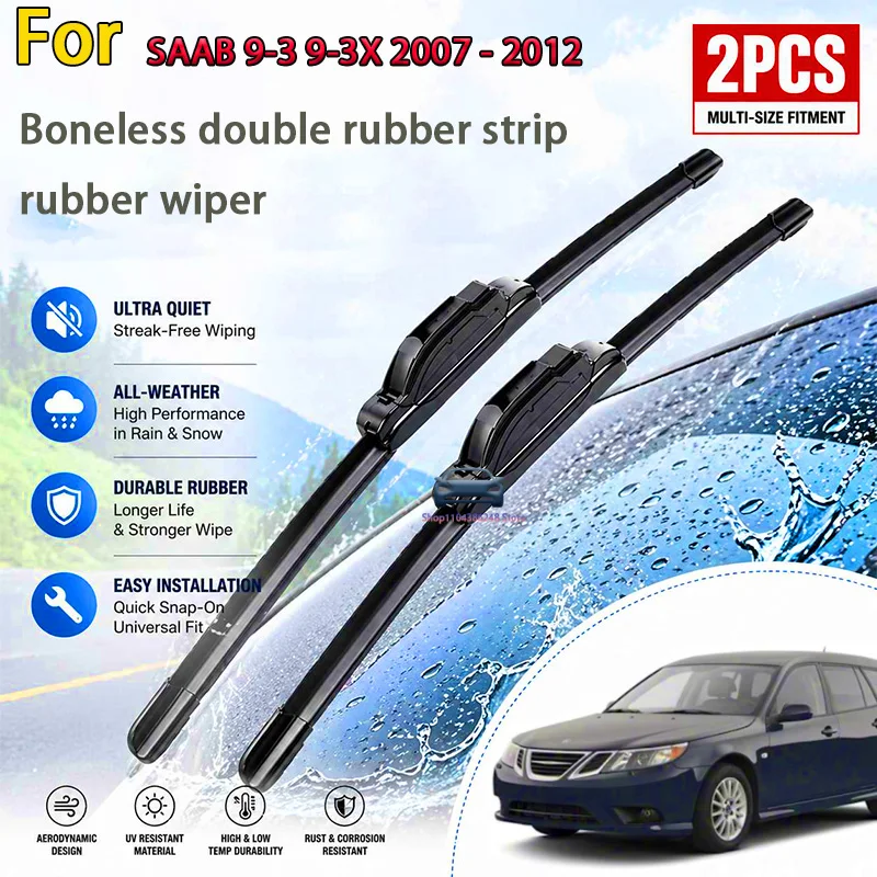 Front Wiper Blades For SAAB 9-3 9-3X 2007 - 2012 Windshield Windscreen Clean Window Car Rain Brushes 23"+23" Modification Parts
Front Wiper Blades For SAAB 9-3 9-3X 2007 - 2012 Windshield Windscreen Clean Window Car Rain Brushes 23"+23" Modification Parts