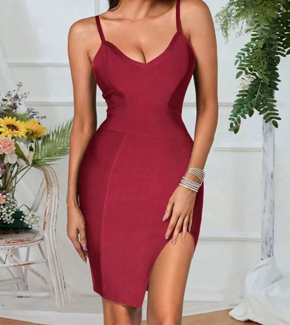 Женское бордовое платье на подтяжках, сексуальное облегающее бандажное платье-GZXX1147
Женское бордовое платье на подтяжках, сексуальное облегающее бандажное платье-GZXX1147