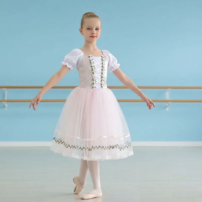 Pink Long Romantic Ballet Tutu Professional Leotard for Women Girls Dance Costume
Pink Long Romantic Ballet Tutu Professional Leotard for Women Girls Dance Costume