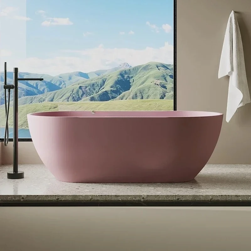 6239Free-standing household artificial stone bathtub Resin transparent bathtub Hotel oval double bathtub 
6239Free-standing household artificial stone bathtub Resin transparent bathtub Hotel oval double bathtub