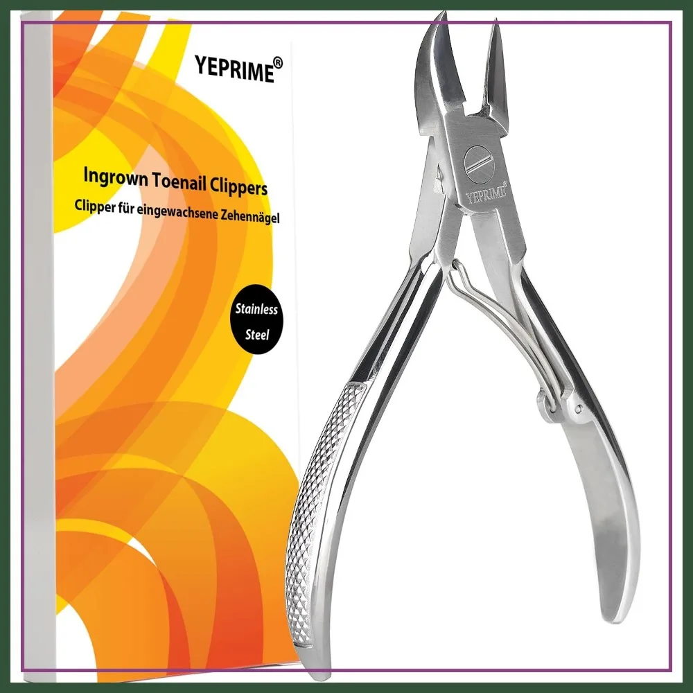 Super Sharp Toenail Clippers for Thick & Ingrown Nails, Stainless Steel Heavy Duty Cutters for Men Women Seniors, Curved Blade
Super Sharp Toenail Clippers for Thick & Ingrown Nails, Stainless Steel Heavy Duty Cutters for Men Women Seniors, Curved Blade