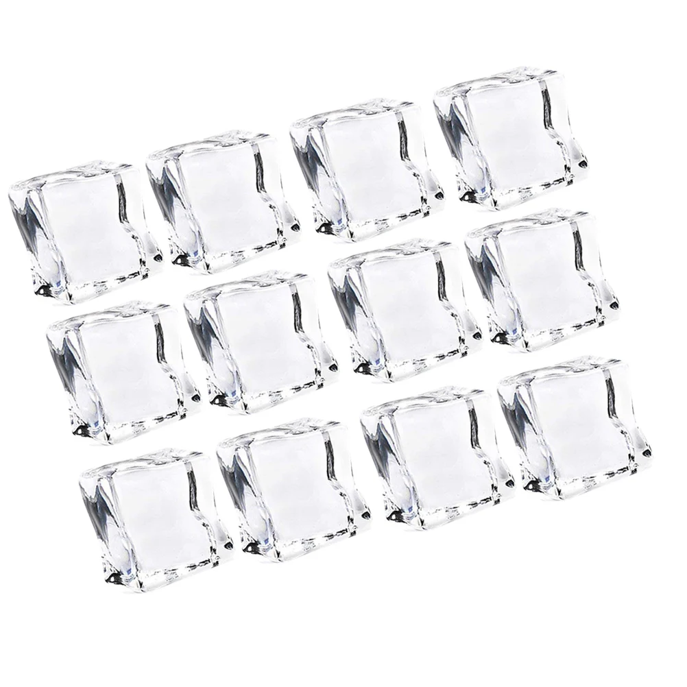 48 Pcs Artificial Ice Cubes Highly Transparent Non Edible Decorative Ornaments For Cake Coffee Shop Display Photography Vase
48 Pcs Artificial Ice Cubes Highly Transparent Non Edible Decorative Ornaments For Cake Coffee Shop Display Photography Vase