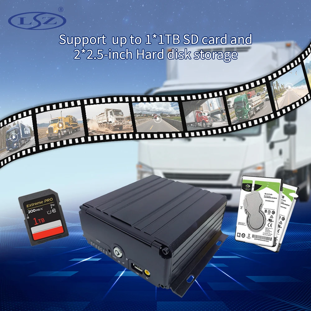 H.265 4G GPS Wi-Fi Мобильный видеорегистратор 8-канальный AHD 1080P Автомобильный жесткий диск MDVR
H.265 4G GPS Wi-Fi Мобильный видеорегистратор 8-канальный AHD 1080P Автомобильный жесткий диск MDVR