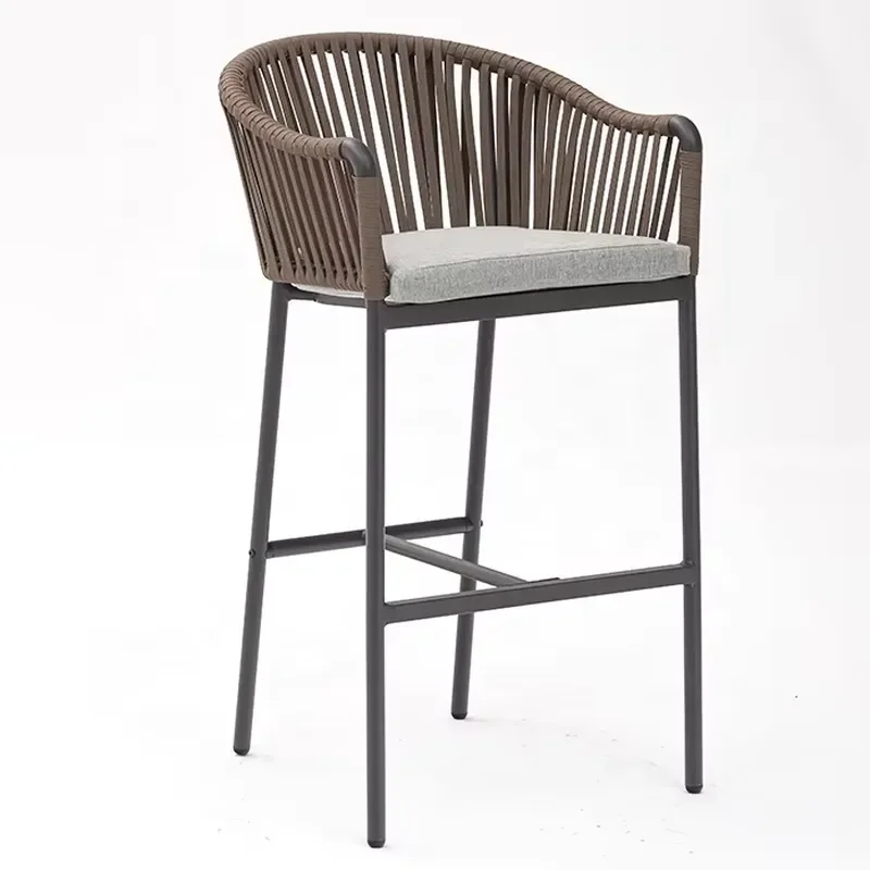 Nordic Design Outdoor Patio Furniture Waterproof Aluminum With Rope Garden Restaurant Dining Bar Chair Garden Outdoor
Nordic Design Outdoor Patio Furniture Waterproof Aluminum With Rope Garden Restaurant Dining Bar Chair Garden Outdoor
