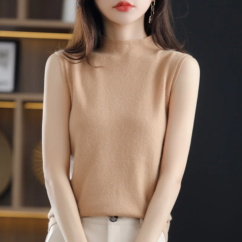 2024 Summer New Short sleeved T-shirt Women's Pullover Short sleeved Spring and Autumn Half High Neck Knitted Bottom Top
2024 Summer New Short sleeved T-shirt Women's Pullover Short sleeved Spring and Autumn Half High Neck Knitted Bottom Top