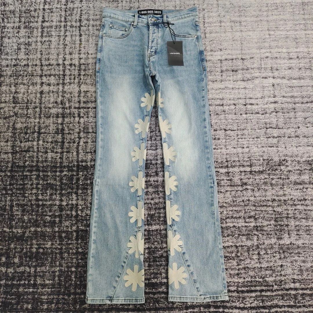 Американские расклешенные джинсы с тяжелой вышивкой, повседневные хлопковые эластичные джинсы со средней талией, длинные брюки, молодежные модные облегающие джинсы
Американские расклешенные джинсы с тяжелой вышивкой, повседневные хлопковые эластичные джинсы со средней талией, длинные брюки, молодежные модные облегающие джинсы